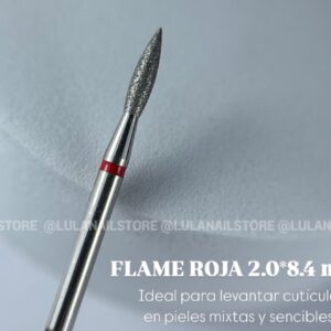Flama roja 2.0*8.4 mm